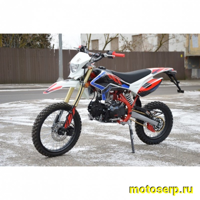 Купить  Мопед / питбайк X-MOTOS RX 50 (125сс)  17/14" мех.кпп, 139FMB, фара/повор/стоп/зеркала, кик+электр. (шт) (ФОТО купить с доставкой по Москве и России, цена, технические характеристики, комплектация фото  - motoserp.ru