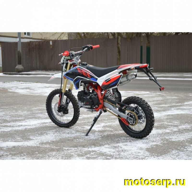 Купить  Мопед / питбайк X-MOTOS RX 50 (125сс)  17/14" мех.кпп, 139FMB, фара/повор/стоп/зеркала, кик+электр. (шт) (ФОТО купить с доставкой по Москве и России, цена, технические характеристики, комплектация фото  - motoserp.ru