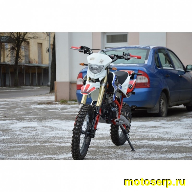 Купить  Мопед / питбайк X-MOTOS RX 50 (125сс)  17/14" мех.кпп, 139FMB, фара/повор/стоп/зеркала, кик+электр. (шт) (ФОТО купить с доставкой по Москве и России, цена, технические характеристики, комплектация фото  - motoserp.ru