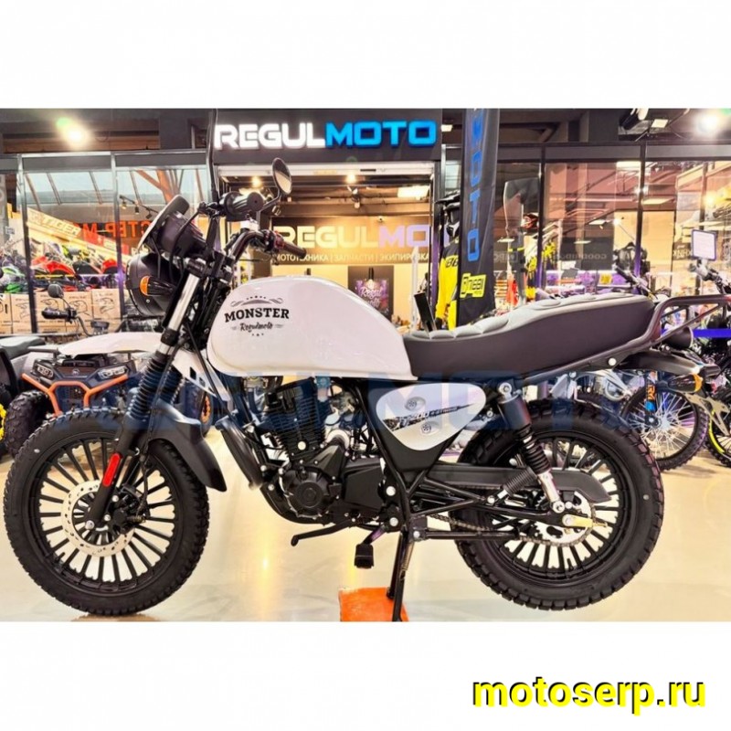 Купить  Мотоцикл Regulmoto Monster 200сс, 17/17", балансир, линз. фара, литые колеса (шт)  купить с доставкой по Москве и России, цена, технические характеристики, комплектация фото  - motoserp.ru