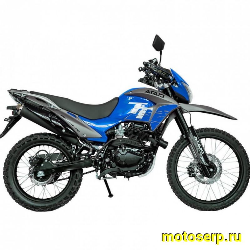 Купить  Мотоцикл внедорожный ATAKI CROSSER 300 (4T PR300) ПТС 21/18 Синий (шт) (SM (ФОТО купить с доставкой по Москве и России, цена, технические характеристики, комплектация фото  - motoserp.ru