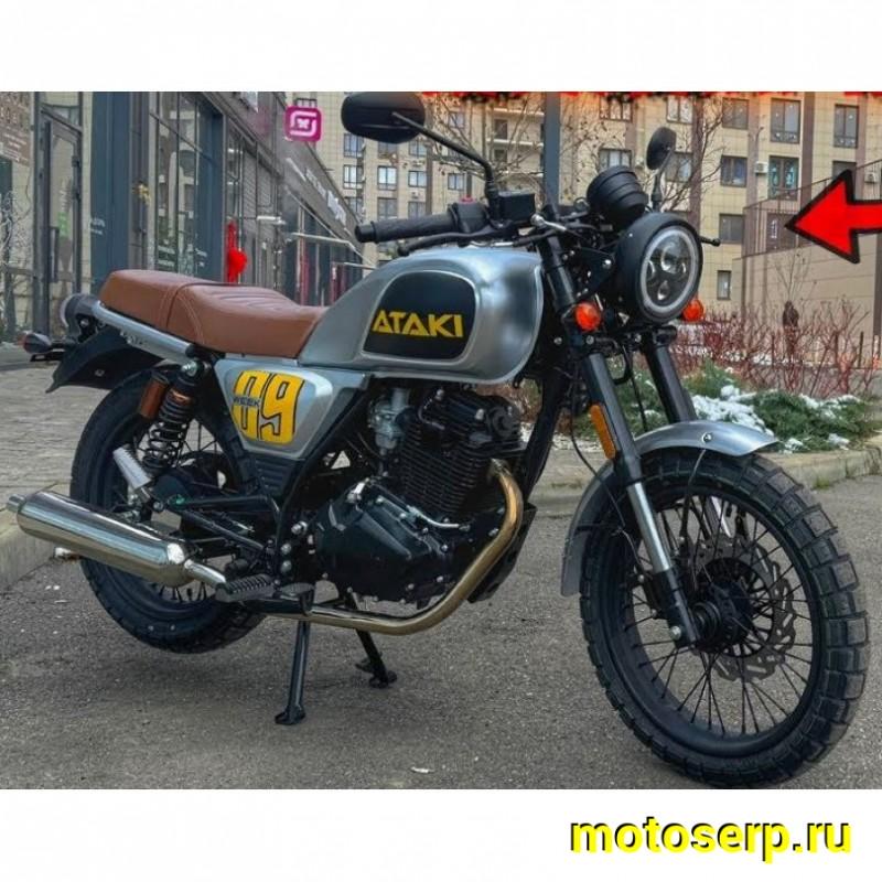 Купить  Мотоцикл ATAKI WEEK 9 (ZS175FMM-5 PR) 4Т ПТС 17/17 диск/бараб.(шт)  купить с доставкой по Москве и России, цена, технические характеристики, комплектация фото  - motoserp.ru