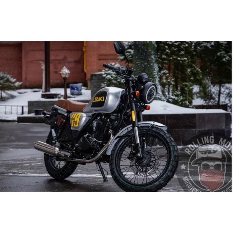Купить  Мотоцикл ATAKI WEEK 9 (ZS175FMM-5 PR) 4Т ПТС 17/17 диск/бараб.(шт)  купить с доставкой по Москве и России, цена, технические характеристики, комплектация фото  - motoserp.ru