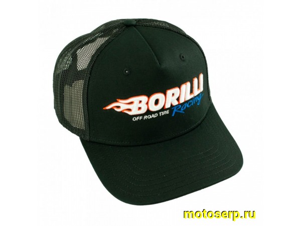 Купить  Бейсболка BORILLI с логотипом (чёрная) (шт) (SM 817-6924 купить с доставкой по Москве и России, цена, технические характеристики, комплектация фото  - motoserp.ru