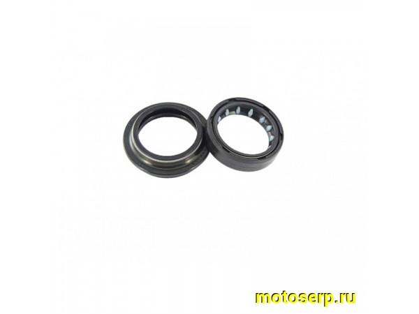 Купить  Сальники вилки 33х43х10.5/33х43х14 на 1 перо (сальник 1 шт + пыльник 1 шт) (пар) (0 купить с доставкой по Москве и России, цена, технические характеристики, комплектация фото  - motoserp.ru