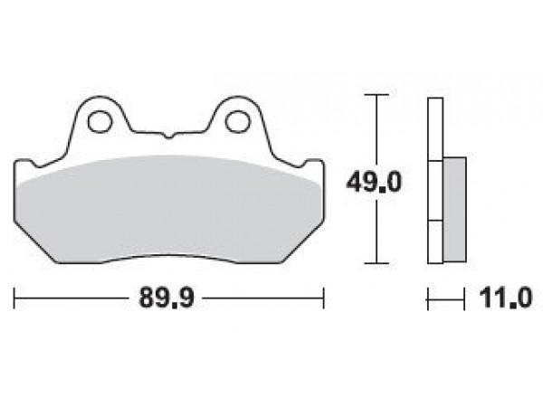 Купить  Колодки тормозные  Lucas TRW &ndash; MCB512 Honda CB400N,CB1100R, CBX650E, CB750K (пар) (0 купить с доставкой по Москве и России, цена, технические характеристики, комплектация фото  - motoserp.ru