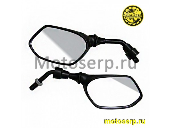 Купить  Зеркала (d-10mm, прав резьба) (мини) ромб ZX-2443 (пар) (0  купить с доставкой по Москве и России, цена, технические характеристики, комплектация фото  - motoserp.ru