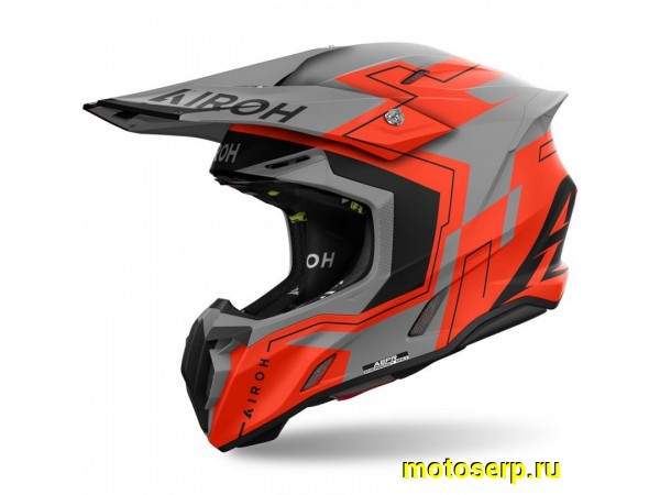 Купить  Шлем Кросс AIROH TWIST 3.0 DIZZY (XL) (шт) (AIROH TW3D купить с доставкой по Москве и России, цена, технические характеристики, комплектация фото  - motoserp.ru