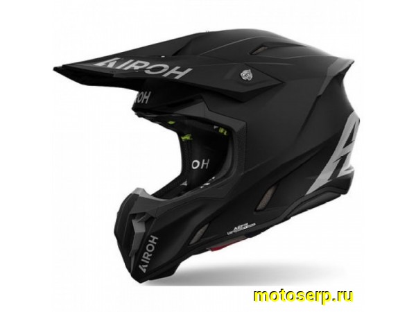 Купить  Шлем Кросс AIROH TWIST 3.0 COLOR BLACK (L) (шт) (AIROH TW31 купить с доставкой по Москве и России, цена, технические характеристики, комплектация фото  - motoserp.ru