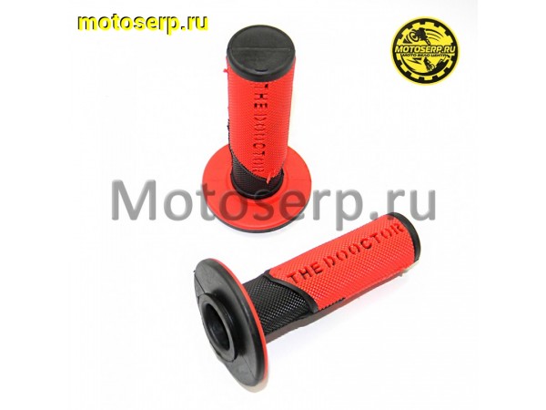 Купить  Ручки руля (грипсы) ZX-В548 (красный/черный) (шт) (0 купить с доставкой по Москве и России, цена, технические характеристики, комплектация фото  - motoserp.ru