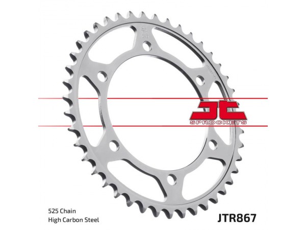 Купить  Звезда ведомая JTR867.42 (шт) (0 купить с доставкой по Москве и России, цена, технические характеристики, комплектация фото  - motoserp.ru