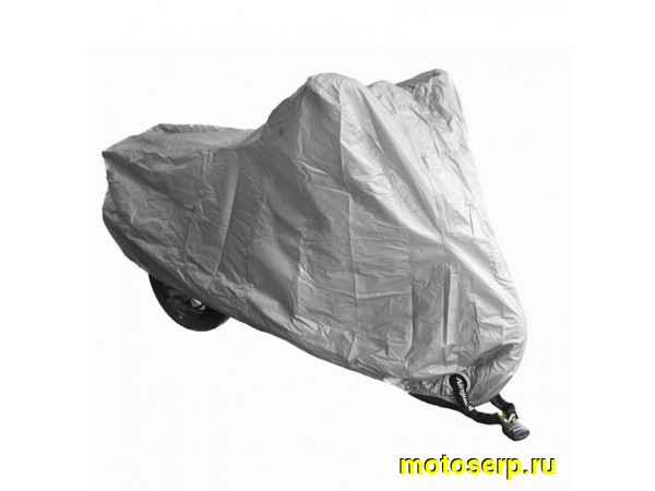 Купить  Накидка (чехол, тент) на мототехнику PROUD TO RIDE 13401 плотный 203x89x119 см (M), цвет Серый 11-02422 (шт) (DB купить с доставкой по Москве и России, цена, технические характеристики, комплектация фото  - motoserp.ru