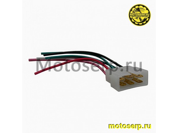 Купить  Разъем   (6 контакта, папа, +провода)   "LIPAI" (шт) (ANKON 009529 купить с доставкой по Москве и России, цена, технические характеристики, комплектация фото  - motoserp.ru