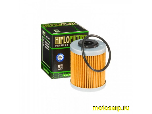 Купить  Масл. фильтр HI FLO HF157 (шт) (0 купить с доставкой по Москве и России, цена, технические характеристики, комплектация фото  - motoserp.ru