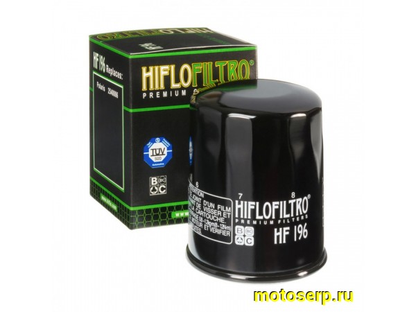 Купить  Масл. фильтр HI FLO HF196 (шт)  (0 купить с доставкой по Москве и России, цена, технические характеристики, комплектация фото  - motoserp.ru