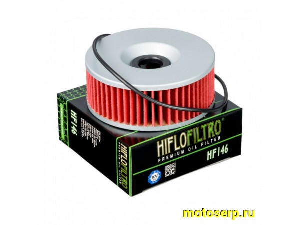 Купить  Масл. фильтр HI FLO HF146 (шт) (0 купить с доставкой по Москве и России, цена, технические характеристики, комплектация фото  - motoserp.ru