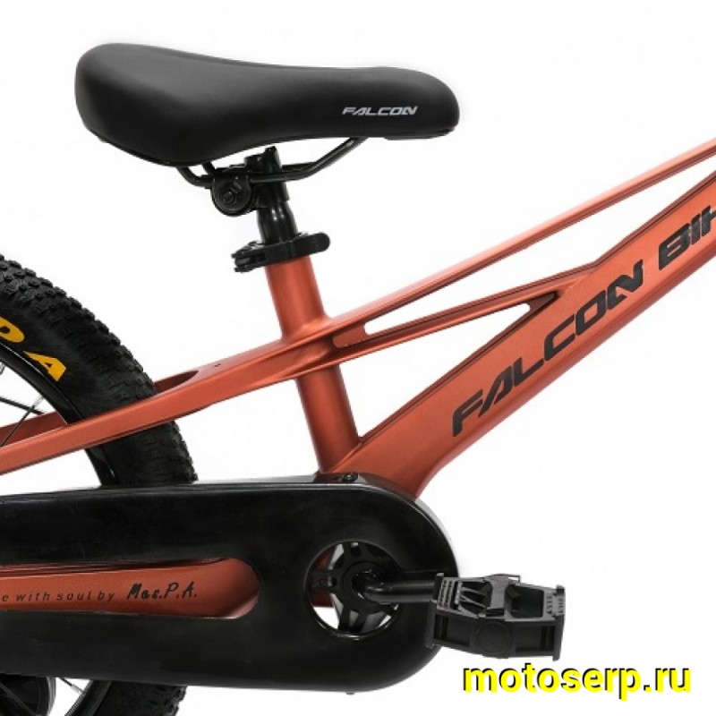 Купить  18" FALCON BIKE MILD оранжевый (Фалкон Милд) 18"; 1ск; рама-магний; тормоз-Disk (шт) (ART (M купить с доставкой по Москве и России, цена, технические характеристики, комплектация фото  - motoserp.ru