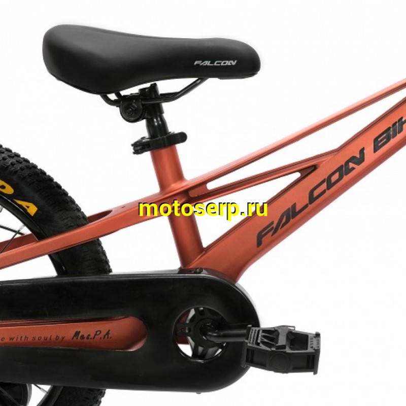 Купить  18" FALCON BIKE MILD оранжевый (Фалкон Милд) 18"; 1ск; рама-магний; тормоз-Disk (шт) (ART (M купить с доставкой по Москве и России, цена, технические характеристики, комплектация фото  - motoserp.ru