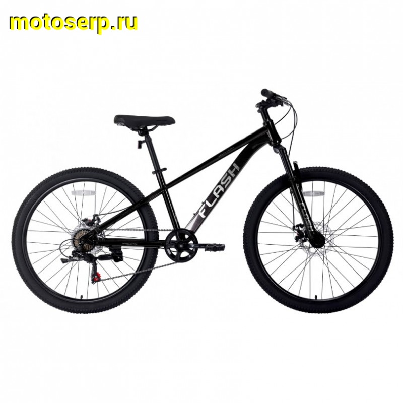 Купить  26" TECH TEAM FLASH черный (14") (Тач Тим Флеш) 26"; 7ск; рама-сталь; тормоз-Disk (шт) (ART купить с доставкой по Москве и России, цена, технические характеристики, комплектация фото  - motoserp.ru