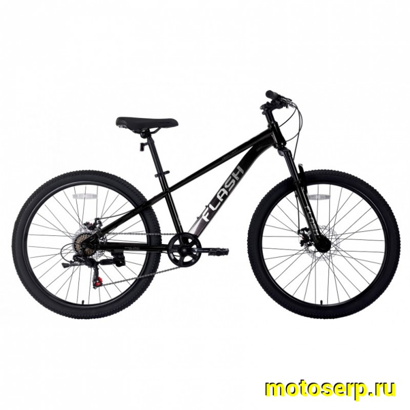 Купить  26" TECH TEAM FLASH черный (14") (Тач Тим Флеш) 26"; 7ск; рама-сталь; тормоз-Disk (шт) (ART купить с доставкой по Москве и России, цена, технические характеристики, комплектация фото  - motoserp.ru