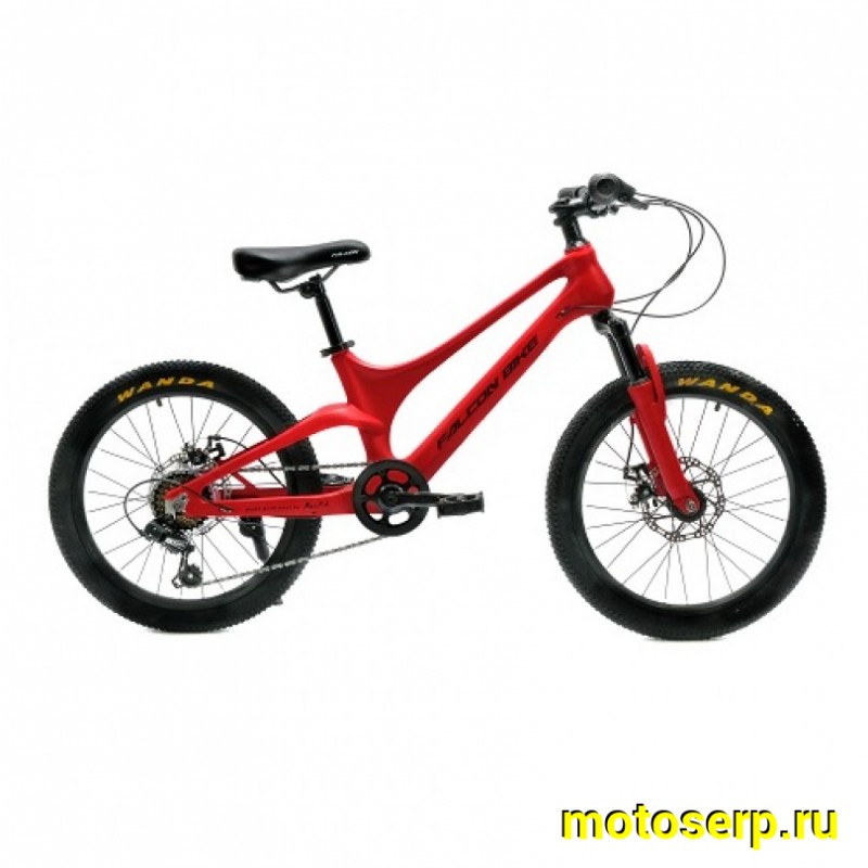Купить  20" скоростной FALCON BIKE MILD красный (Фалькон Байк Милд) 20"; 6ск; рама-магний; тормоз-Disk (шт) (ART купить с доставкой по Москве и России, цена, технические характеристики, комплектация фото  - motoserp.ru