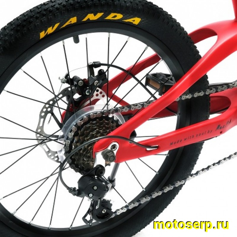 Купить  20" скоростной FALCON BIKE MILD красный (Фалькон Байк Милд) 20"; 6ск; рама-магний; тормоз-Disk (шт) (ART купить с доставкой по Москве и России, цена, технические характеристики, комплектация фото  - motoserp.ru