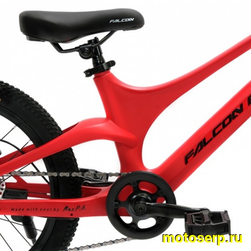 Купить  20" скоростной FALCON BIKE MILD красный (Фалькон Байк Милд) 20"; 6ск; рама-магний; тормоз-Disk (шт) (ART купить с доставкой по Москве и России, цена, технические характеристики, комплектация фото  - motoserp.ru