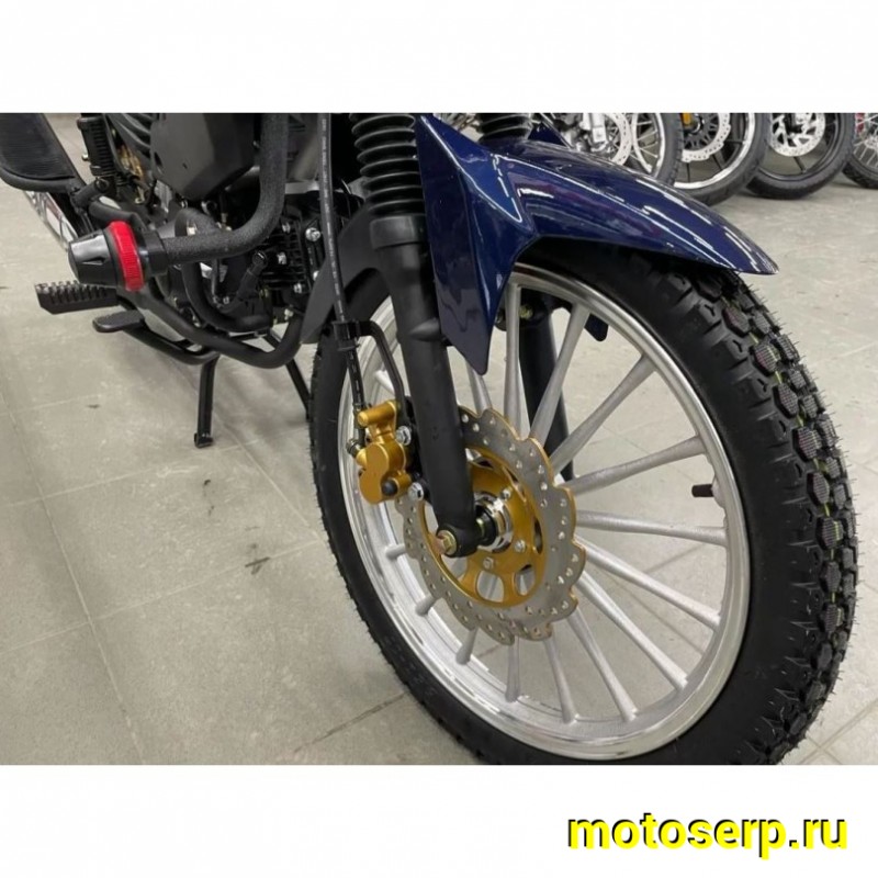 Купить  Мопед Regulmoto Alpha (RM-5) Синий 4Т; 50cc;  колеса 17/17"литые; 4пер, диск/диск, LED фара, USB-порт (шт) 01250 (ФОТО купить с доставкой по Москве и России, цена, технические характеристики, комплектация фото  - motoserp.ru