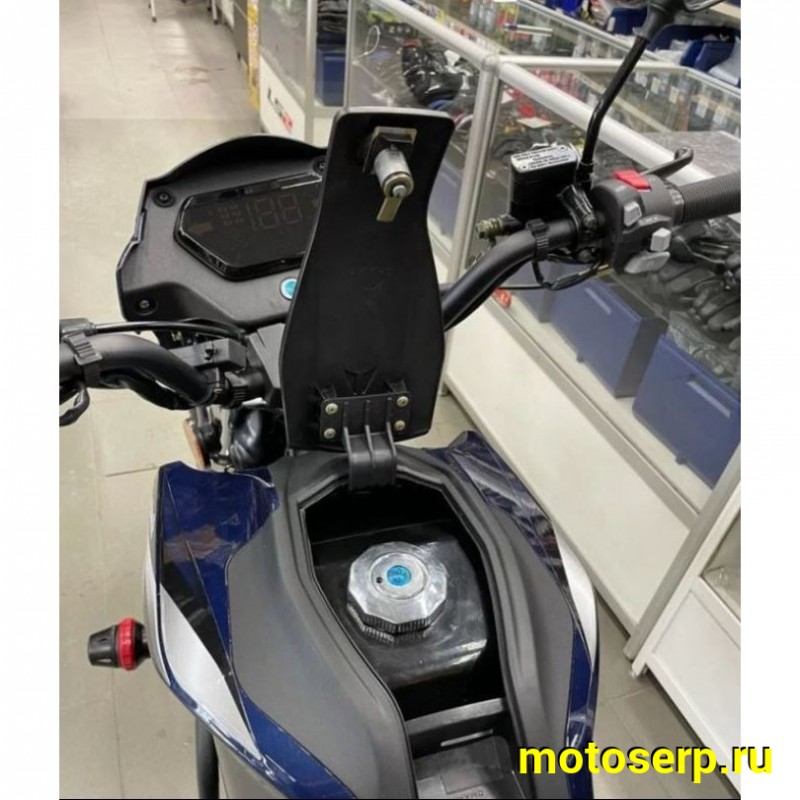 Купить  Мопед Regulmoto Alpha (RM-5) Синий 4Т; 50cc;  колеса 17/17"литые; 4пер, диск/диск, LED фара, USB-порт (шт) 01250 (ФОТО купить с доставкой по Москве и России, цена, технические характеристики, комплектация фото  - motoserp.ru