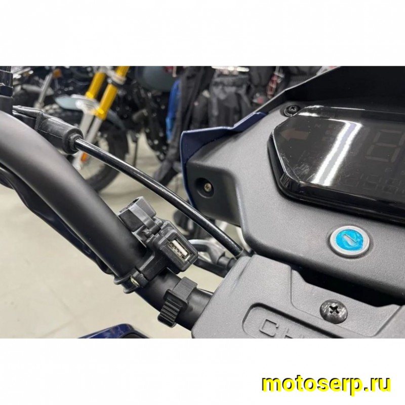Купить  Мопед Regulmoto Alpha (RM-5) Синий 4Т; 50cc;  колеса 17/17"литые; 4пер, диск/диск, LED фара, USB-порт (шт) 01250 (ФОТО купить с доставкой по Москве и России, цена, технические характеристики, комплектация фото  - motoserp.ru