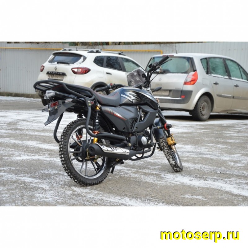 Купить  Мопед Alpha Jaguar RS Sport  4Т; 50cc; колеса 17/17"литые; 4пер, эл. старт; диск/бар, обтекатель, пеги (шт) 01250 (ФОТО купить с доставкой по Москве и России, цена, технические характеристики, комплектация фото  - motoserp.ru