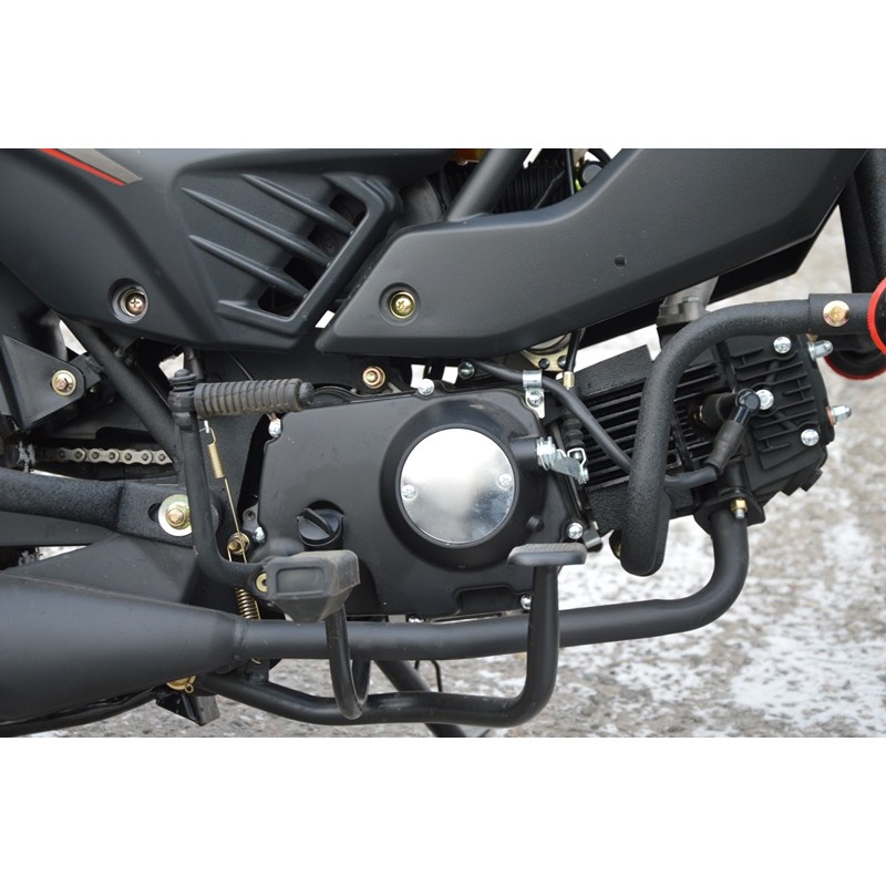 Купить  Мопед Alpha Jaguar RS Sport  4Т; 50cc; колеса 17/17"литые; 4пер, эл. старт; диск/бар, обтекатель, пеги (шт) 01250 (ФОТО купить с доставкой по Москве и России, цена, технические характеристики, комплектация фото  - motoserp.ru