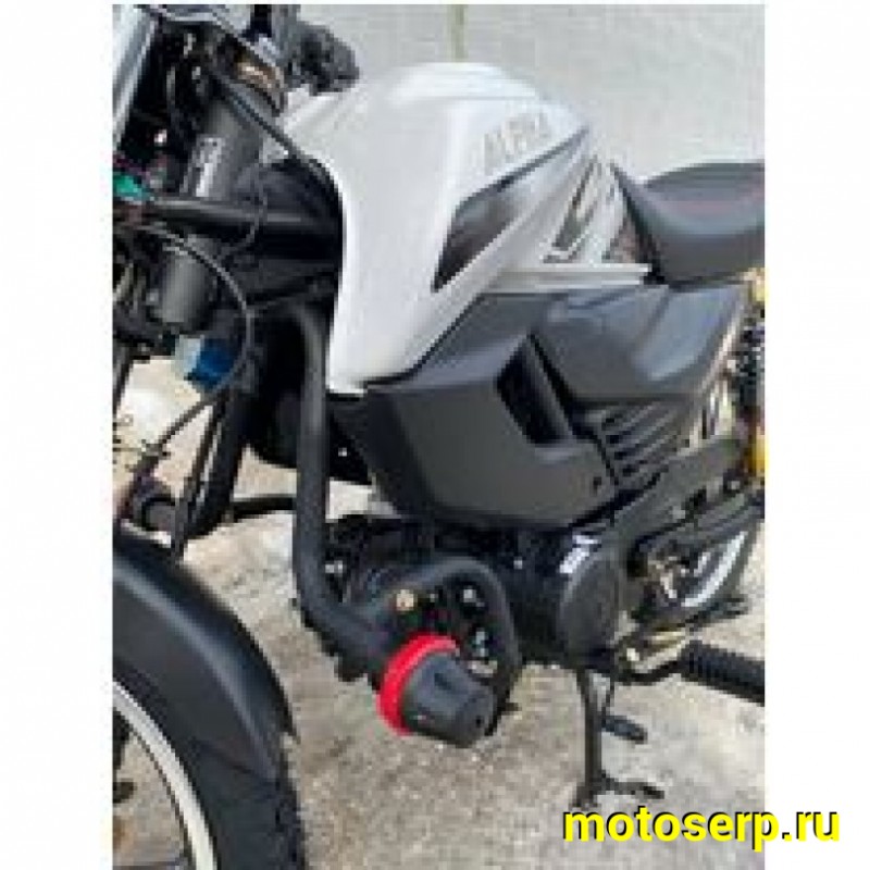Купить  Мопед Alpha Jaguar RS Sport  4Т; 50cc; колеса 17/17"литые; 4пер, эл. старт; диск/бар, обтекатель, пеги (шт) 01250 (ФОТО купить с доставкой по Москве и России, цена, технические характеристики, комплектация фото  - motoserp.ru
