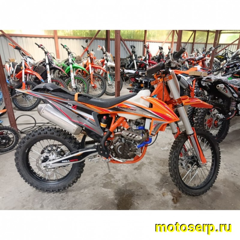 Купить  Мотоцикл Кросс/Эндуро Regulmoto Crosstrec 300 Б/У пробег 255км состояние нового (ЭПТС) 21/18, ZS174MN-5, водян. охл., 5КПП (зал) (шт) купить с доставкой по Москве и России, цена, технические характеристики, комплектация фото  - motoserp.ru