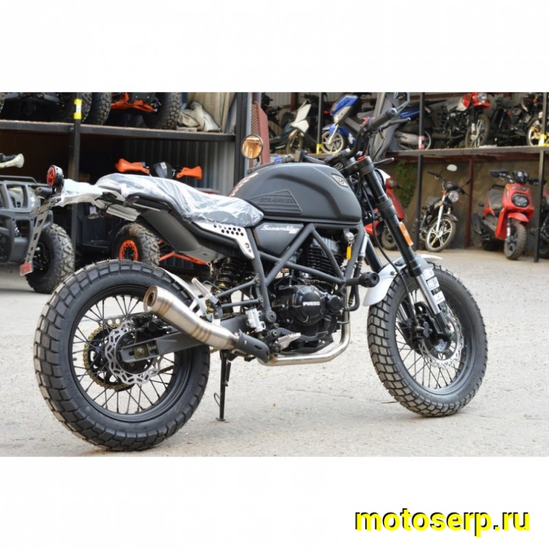 Купить  Мотоцикл FUEGO SCRAMBLER AIR (Фуего Скрамблер) (ЭПТС) 250сс, 17/17", 171FMM (шт) (Fuego купить с доставкой по Москве и России, цена, технические характеристики, комплектация фото  - motoserp.ru