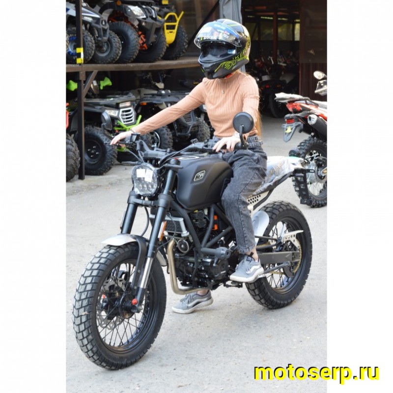 Купить  Мотоцикл FUEGO SCRAMBLER AIR (Фуего Скрамблер) (ЭПТС) 250сс, 17/17", 171FMM (шт) (Fuego купить с доставкой по Москве и России, цена, технические характеристики, комплектация фото  - motoserp.ru