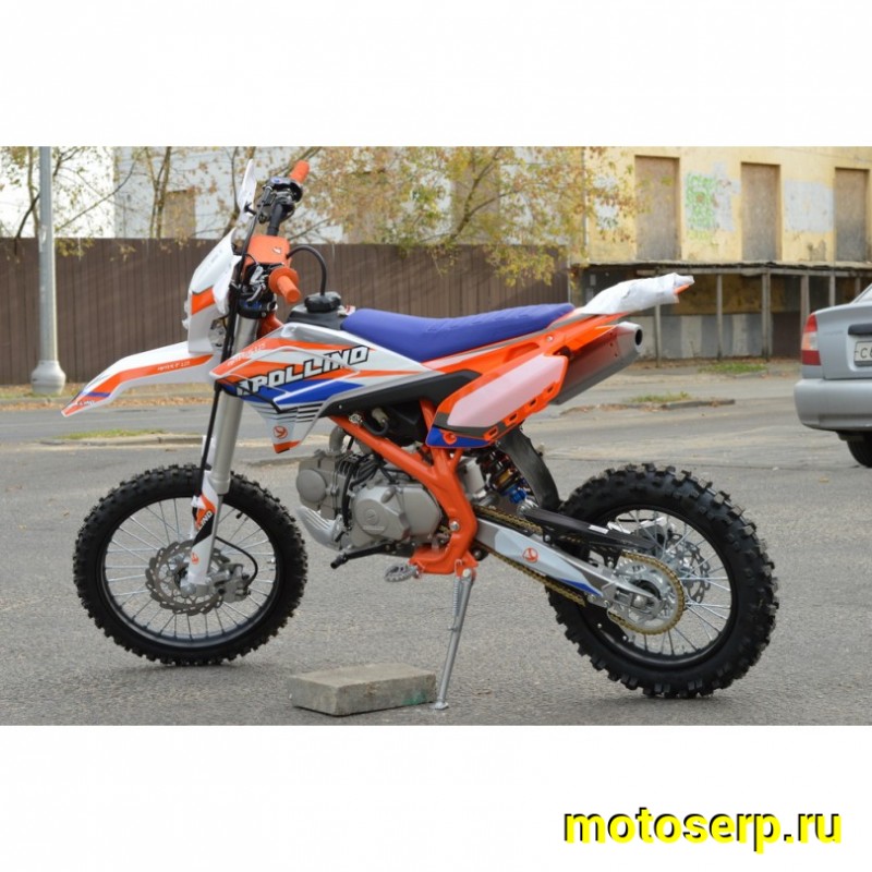 Купить  Питбайк Apollino AMX-F 125cc 17/14" (спортинв) (шт)  (YACOTA  купить с доставкой по Москве и России, цена, технические характеристики, комплектация фото  - motoserp.ru