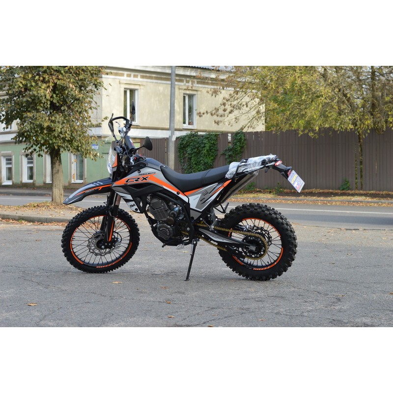 Купить  Мотоцикл Кросс/Эндуро Regulmoto CR-X 300 (ЭПТС) 6 Gear (без кикстартера) 21/18 Zongshen 175FMM PR300, балансир, перо 41мм, все регулировки (шт)  купить с доставкой по Москве и России, цена, технические характеристики, комплектация фото  - motoserp.ru