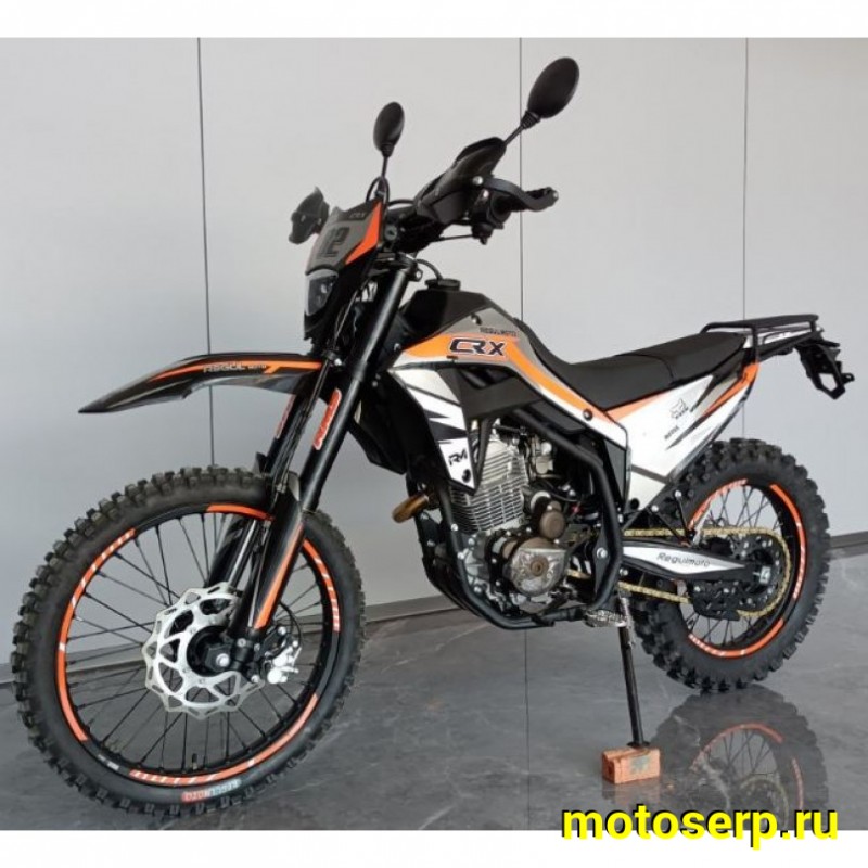 Купить  Мотоцикл Кросс/Эндуро Regulmoto CR-X 300 (ЭПТС) 6 Gear (без кикстартера) 21/18 Zongshen 175FMM PR300, балансир, перо 41мм, все регулировки (шт)  купить с доставкой по Москве и России, цена, технические характеристики, комплектация фото  - motoserp.ru