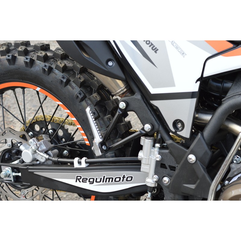 Купить  Мотоцикл Кросс/Эндуро Regulmoto CR-X 300 (ЭПТС) 6 Gear (без кикстартера) 21/18 Zongshen 175FMM PR300, балансир, перо 41мм, все регулировки (шт)  купить с доставкой по Москве и России, цена, технические характеристики, комплектация фото  - motoserp.ru