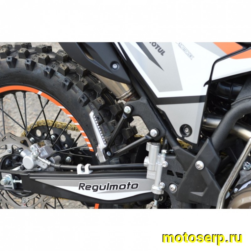 Купить  Мотоцикл Кросс/Эндуро Regulmoto CR-X 300 (ЭПТС) 6 Gear (без кикстартера) 21/18 Zongshen 175FMM PR300, балансир, перо 41мм, все регулировки (шт)  купить с доставкой по Москве и России, цена, технические характеристики, комплектация фото  - motoserp.ru