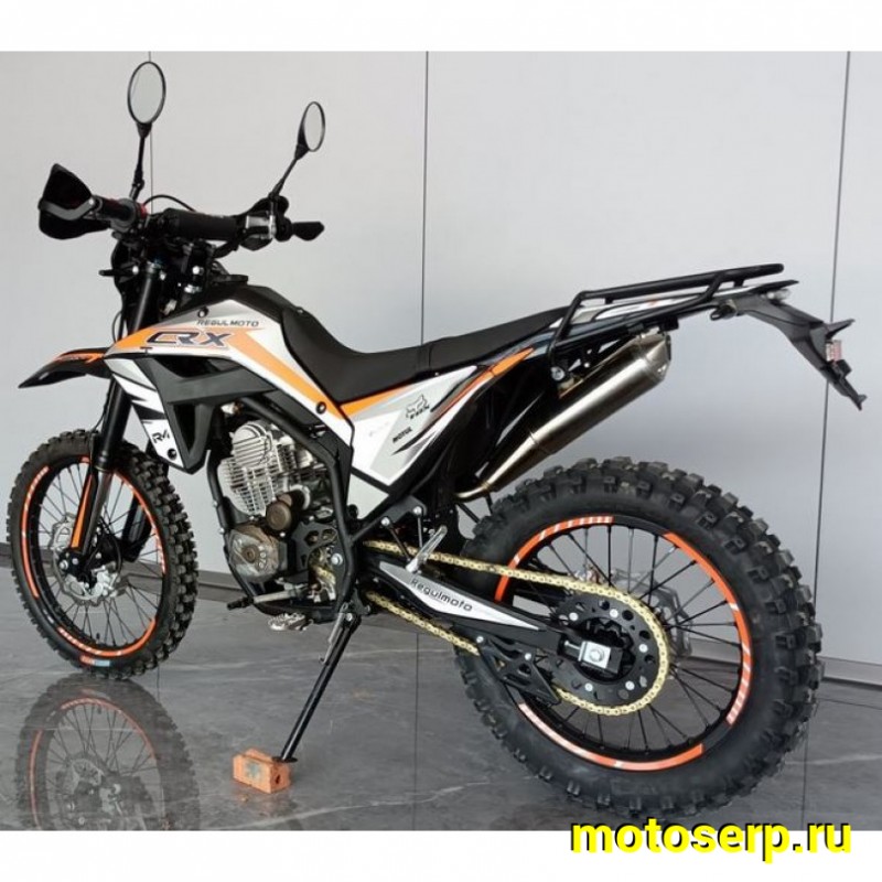 Купить  Мотоцикл Кросс/Эндуро Regulmoto CR-X 300 (ЭПТС) 6 Gear (без кикстартера) 21/18 Zongshen 175FMM PR300, балансир, перо 41мм, все регулировки (шт)  купить с доставкой по Москве и России, цена, технические характеристики, комплектация фото  - motoserp.ru