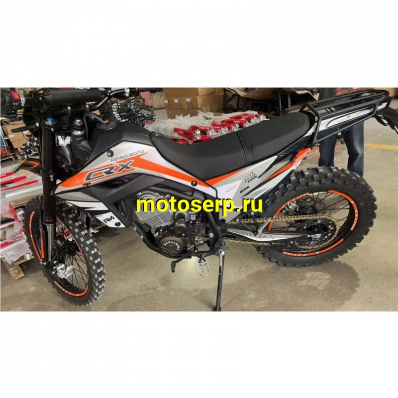 Купить  Мотоцикл Кросс/Эндуро Regulmoto CR-X 300 (ЭПТС) 21/18 Zongshen 175FMM PR300, балансир, перо 41мм, все регулировки (шт)  купить с доставкой по Москве и России, цена, технические характеристики, комплектация фото  - motoserp.ru