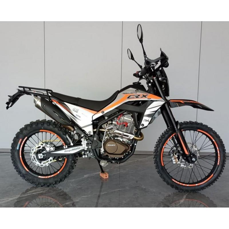 Купить  Мотоцикл Кросс/Эндуро Regulmoto CR-X 300 (ЭПТС) 6 Gear (без кикстартера) 21/18 Zongshen 175FMM PR300, балансир, перо 41мм, все регулировки (шт)  купить с доставкой по Москве и России, цена, технические характеристики, комплектация фото  - motoserp.ru