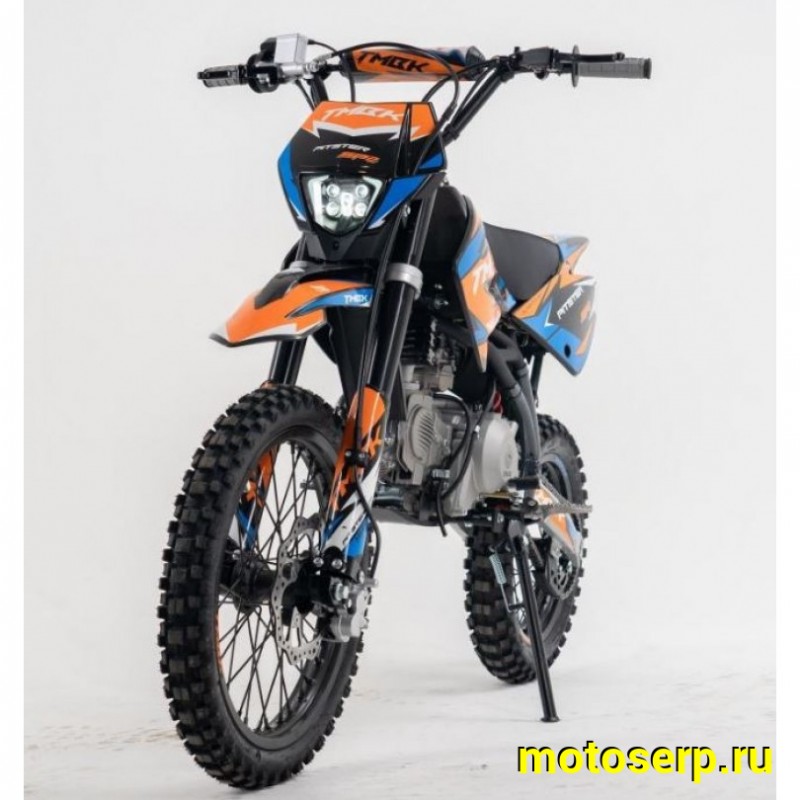 Купить  Питбайк TMBK Pitster SP2 150 (спортинв), 17/14, 4T, 150сс, фара, электро/кикстар., вилка перев., диск/диск (шт) (ФОТО купить с доставкой по Москве и России, цена, технические характеристики, комплектация фото  - motoserp.ru