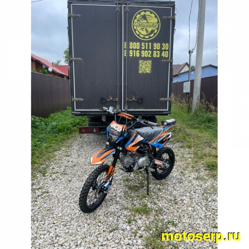 Купить  Питбайк TMBK Pitster SP2 150 (спортинв), 17/14, 4T, 150сс, фара, электро/кикстар., вилка перев., диск/диск (шт) (ФОТО купить с доставкой по Москве и России, цена, технические характеристики, комплектация фото  - motoserp.ru