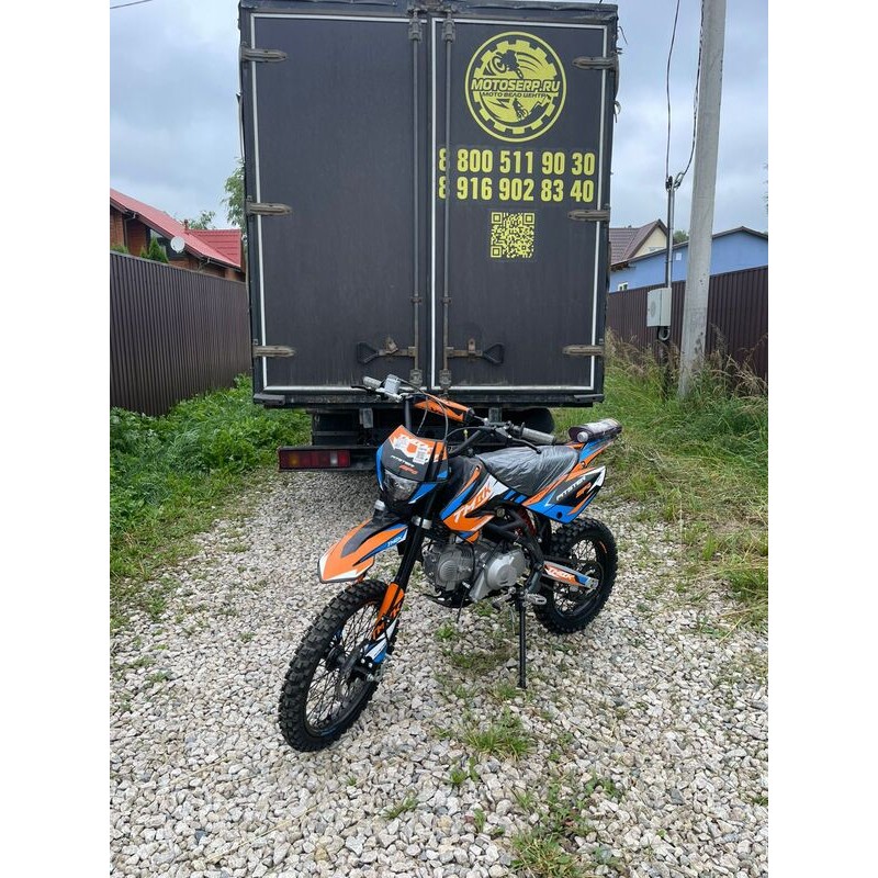 Купить  Питбайк TMBK Pitster SP2 150 (спортинв), 17/14, 4T, 150сс, фара, электро/кикстар., вилка перев., диск/диск (шт) (ФОТО купить с доставкой по Москве и России, цена, технические характеристики, комплектация фото  - motoserp.ru
