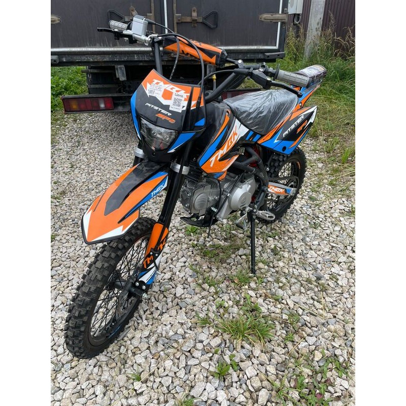 Купить  Питбайк TMBK Pitster SP2 150 (спортинв), 17/14, 4T, 150сс, фара, электро/кикстар., вилка перев., диск/диск (шт) (ФОТО купить с доставкой по Москве и России, цена, технические характеристики, комплектация фото  - motoserp.ru