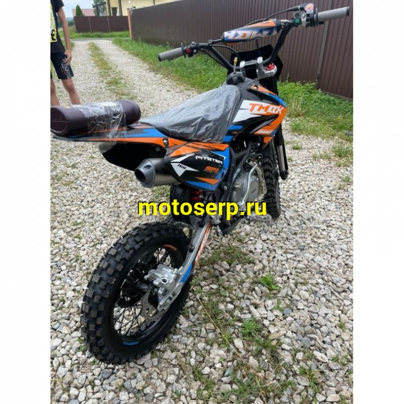 Купить  Питбайк TMBK Pitster SP2 150 (спортинв), 17/14, 4T, 150сс, фара, электро/кикстар., вилка перев., диск/диск (шт) (ФОТО купить с доставкой по Москве и России, цена, технические характеристики, комплектация фото  - motoserp.ru
