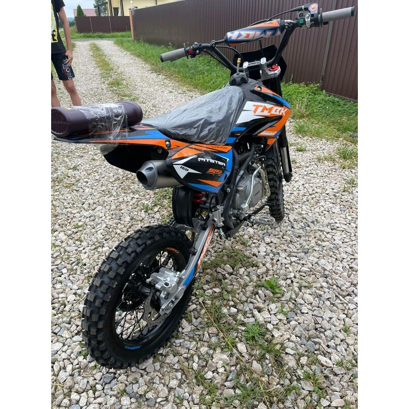 Купить  Питбайк TMBK Pitster SP2 150 (спортинв), 17/14, 4T, 150сс, фара, электро/кикстар., вилка перев., диск/диск (шт) (ФОТО купить с доставкой по Москве и России, цена, технические характеристики, комплектация фото  - motoserp.ru
